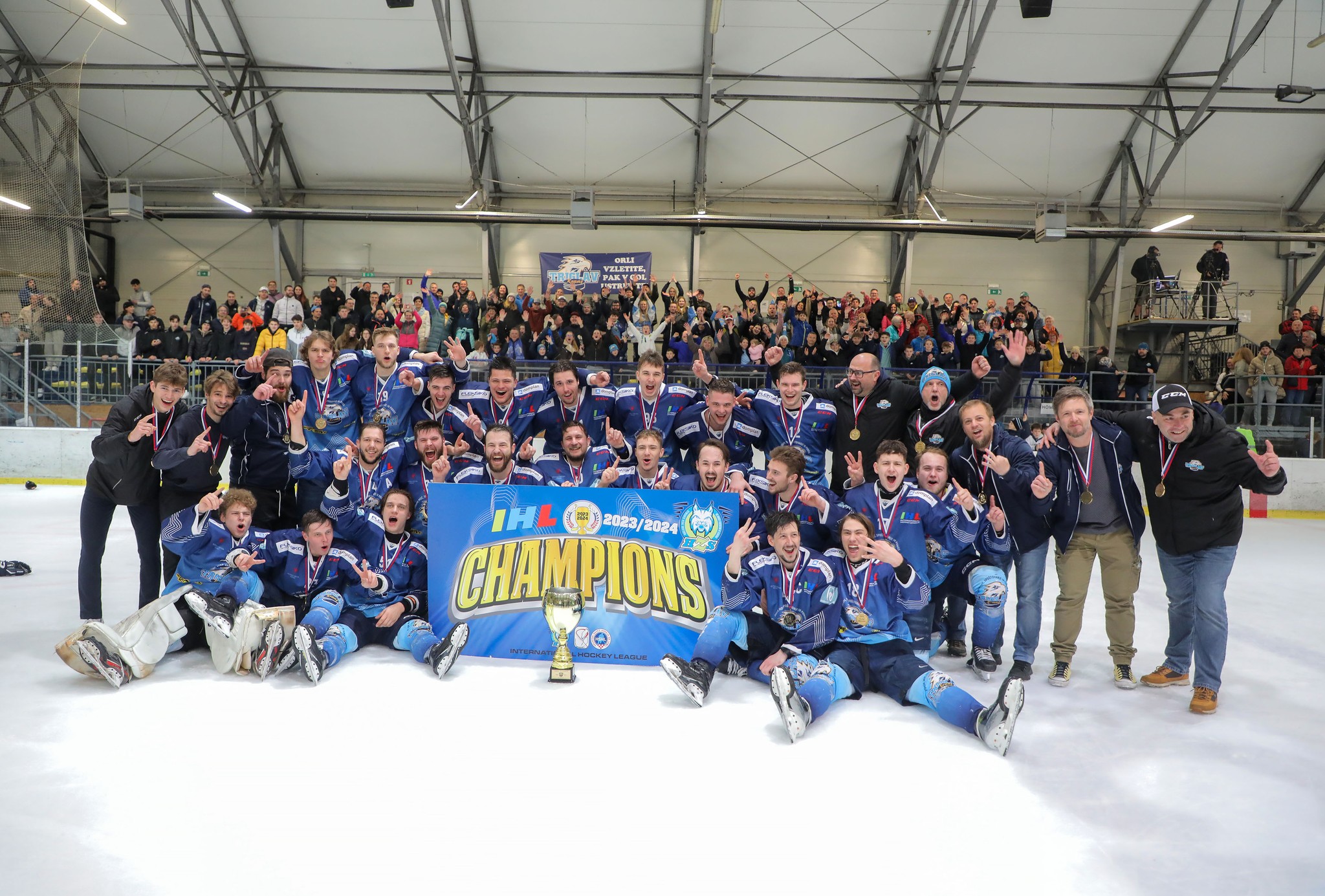 hokej tekma HK Triglav Kranj in SKHL Crvena Zvezda